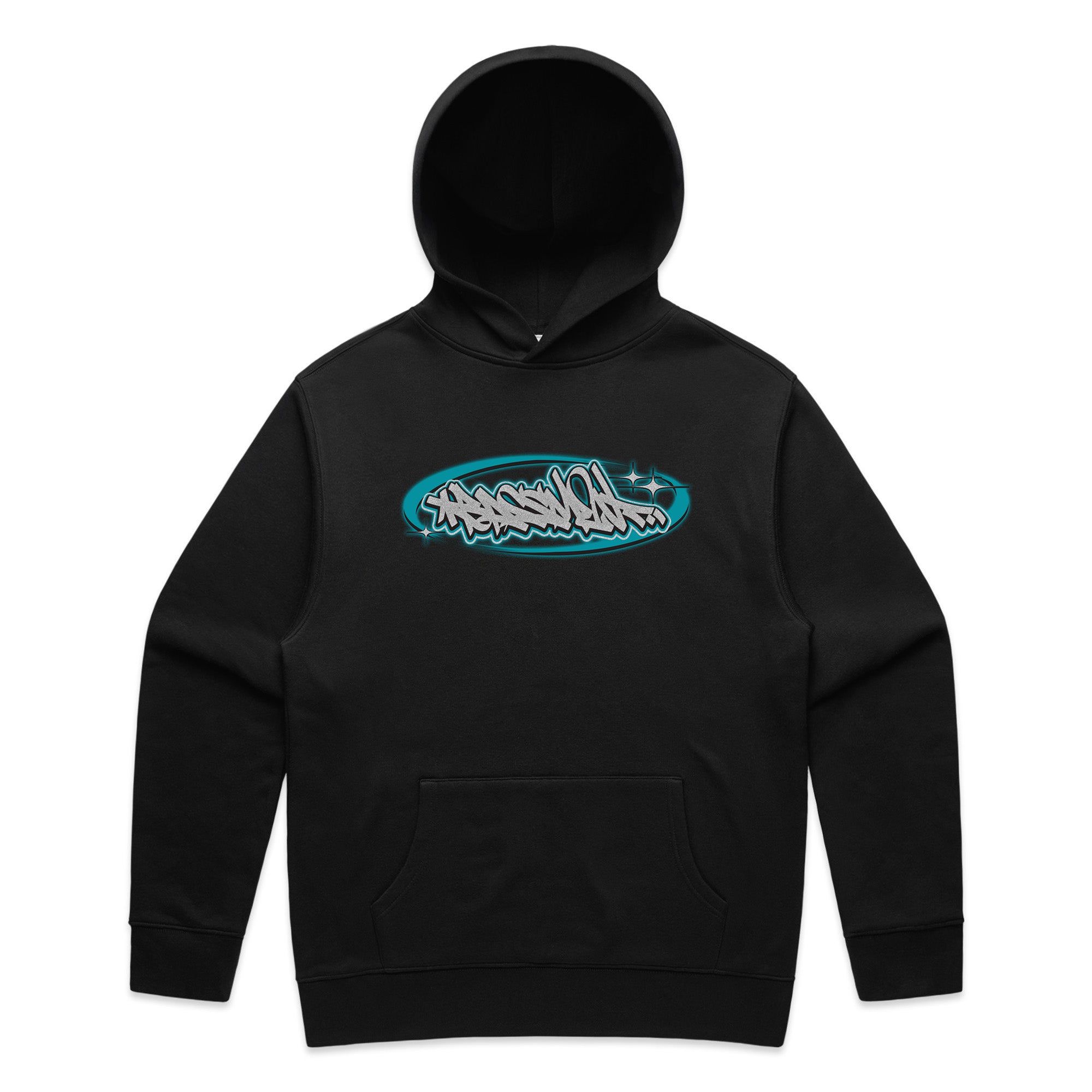 Black and 2024 silver hoodie